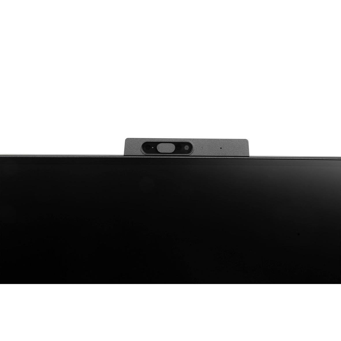 Iiyama Curved UltraWide Quad HD 34-tums skärm med del av skärmens ovansida och kamera