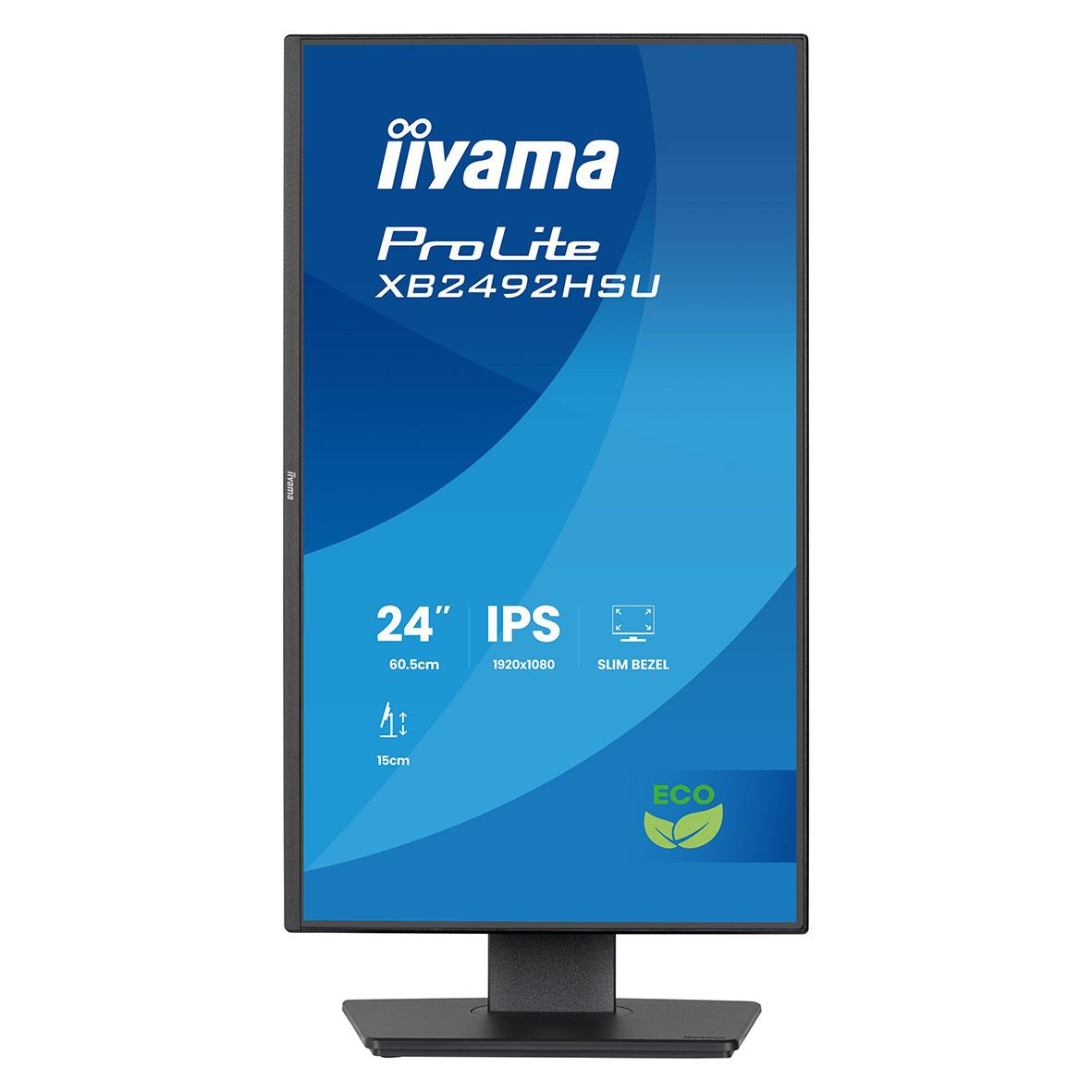 Iiyama ProLite 24-tums Full HD IPS-skärm med slimmad design och energimärkning