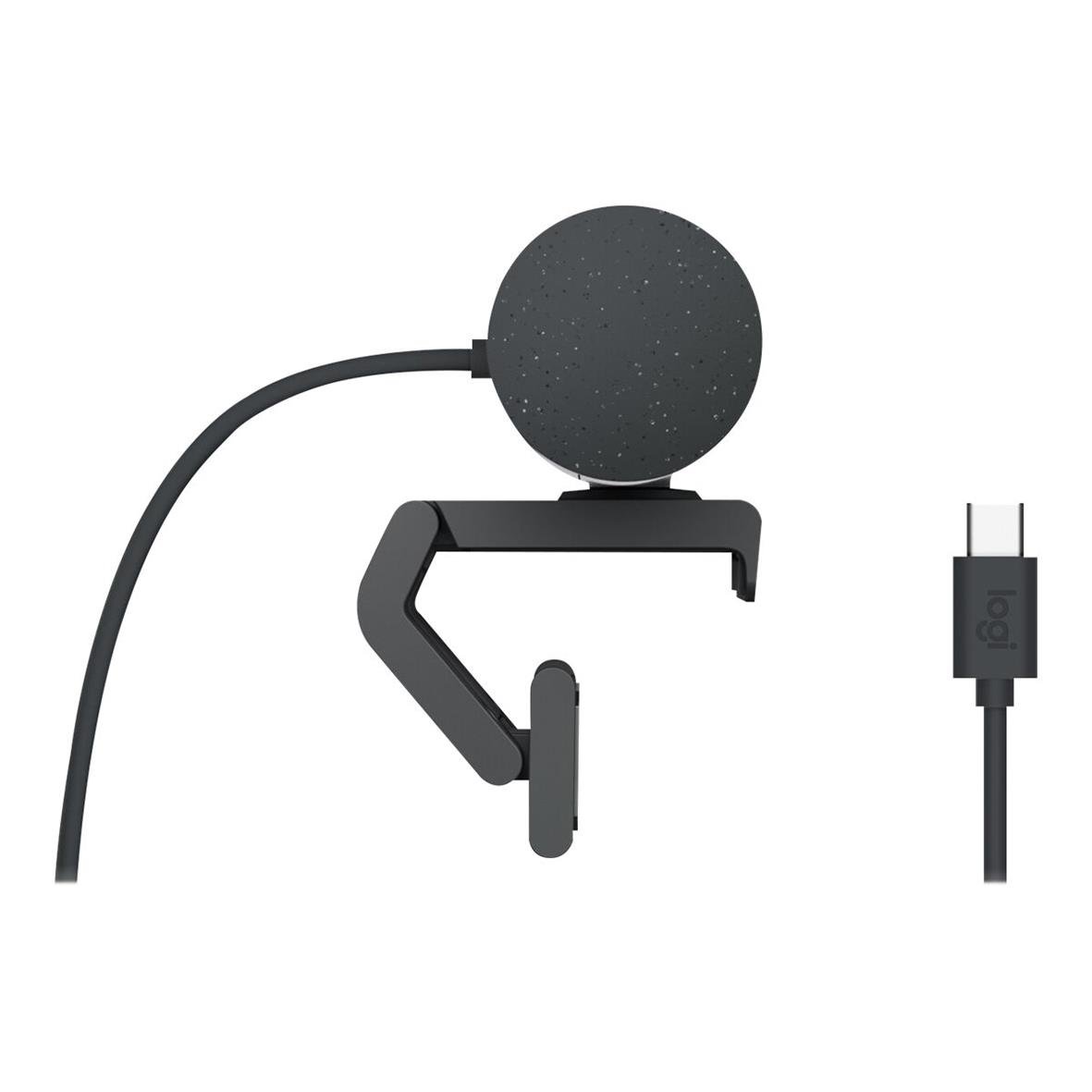 Logitech Brio 505 grafitwebbkamera med kabel och monteringsklämma