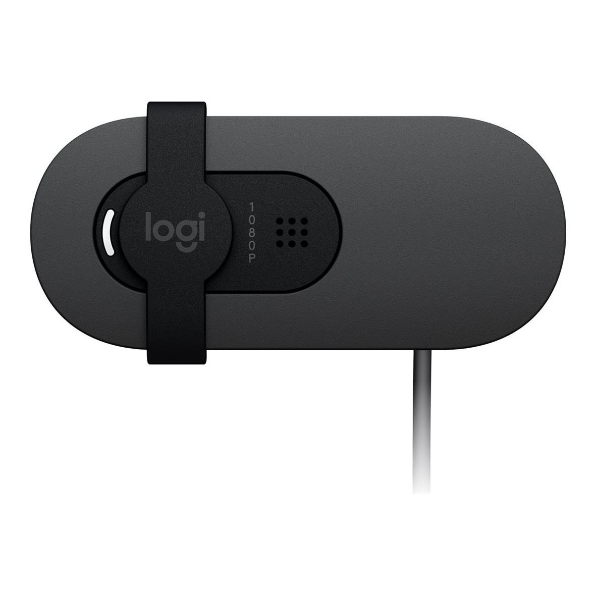Logitech Brio 105 webbkamera i grafitfärg med kabel