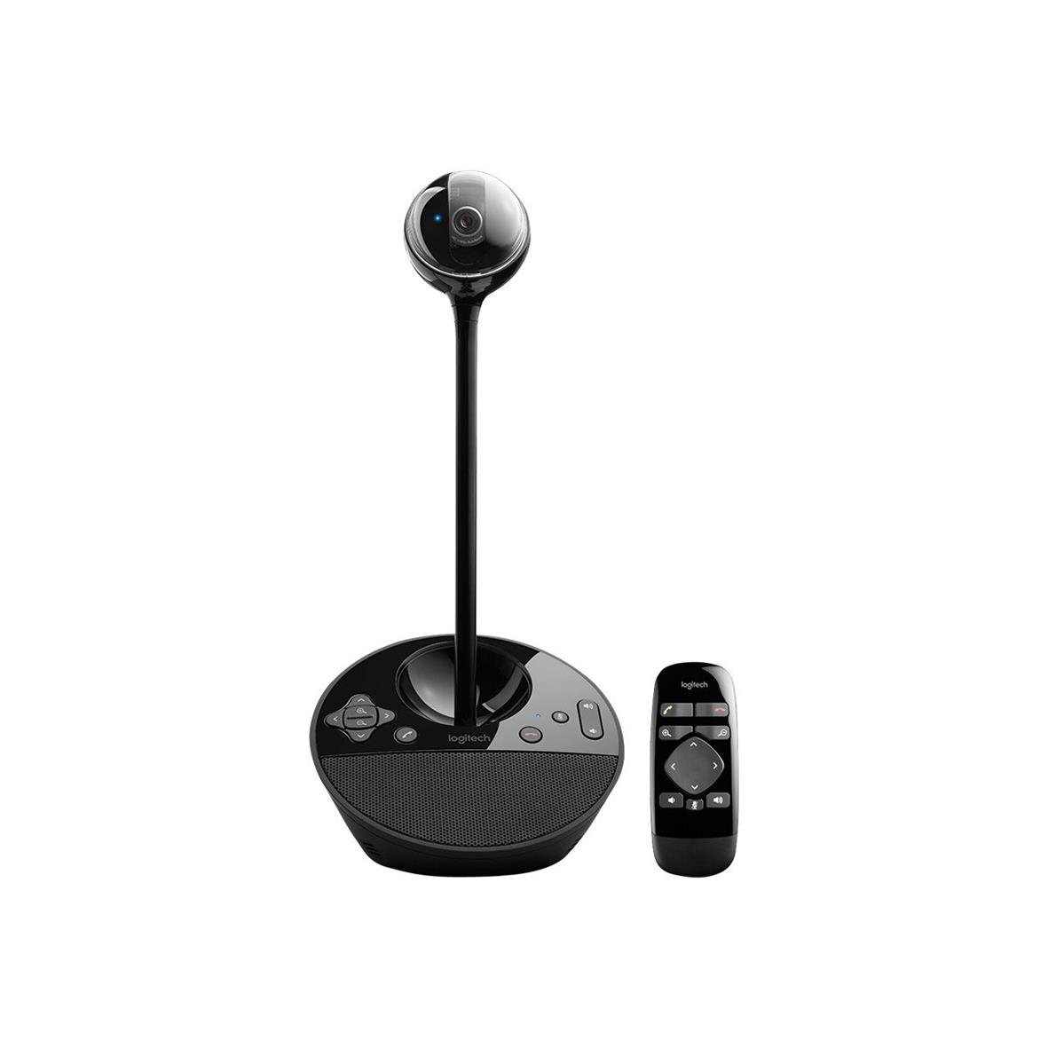 Konferenskamera Logitech UC BCC950 svart med mikrofon och fjärrkontroll