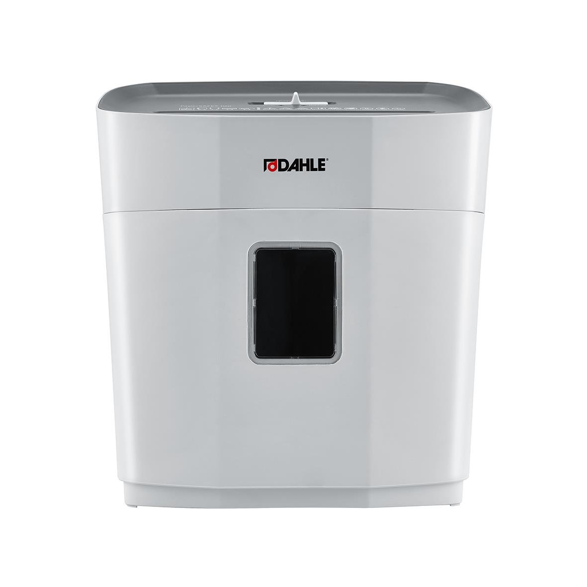 Dahle PaperSafe 100 P4 dokumentförstörare i vitt med svart fönster