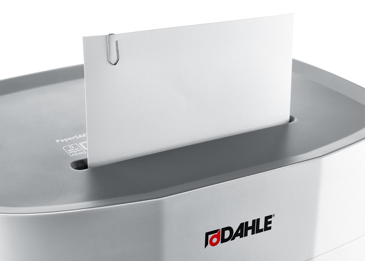 Dahle PaperSafe 260 P4 dokumentförstörare med pappersfack och säkerhetsfunktion