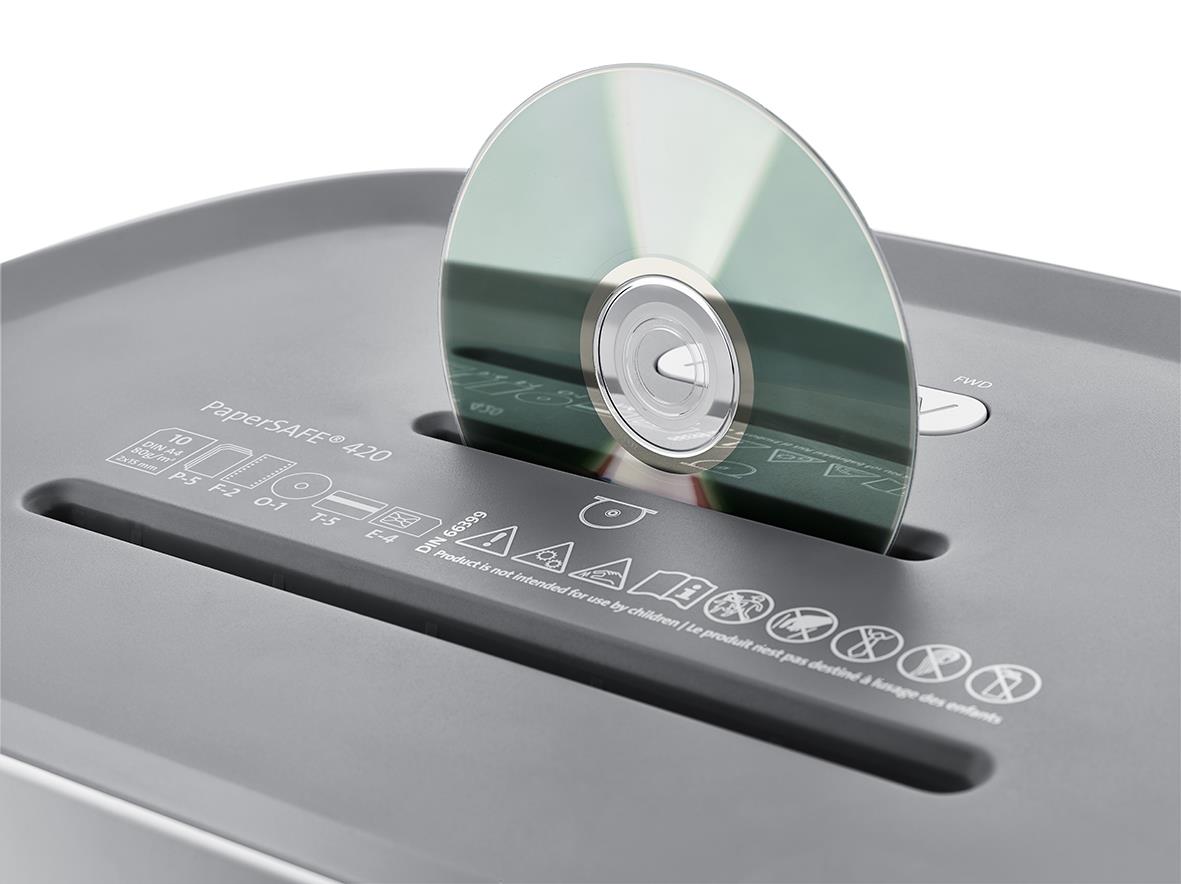 Dahle PaperSafe 420 P5 dokumentförstörare med skivor för att förstöra papper
