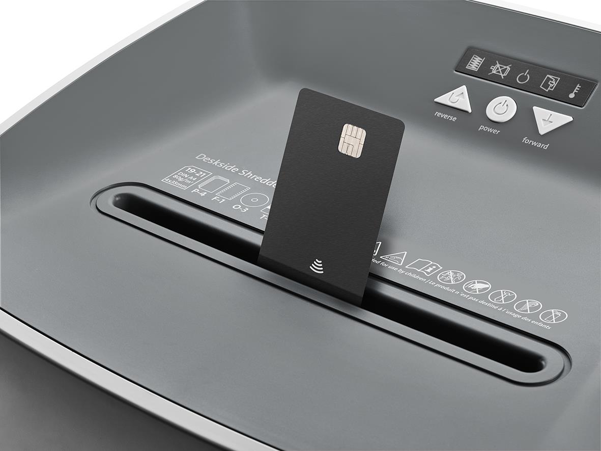 Dahle Deskside 404P P4 dokumentförstörare med kontrollpanel och pappersfack
