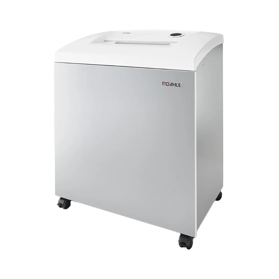 Dahle dokumentförstörare Department 414 P4 i vitt med hjul