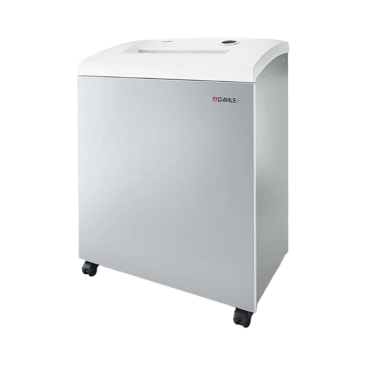 Dahle dokumentförstörare Department 416 P4 i vitt med hjul