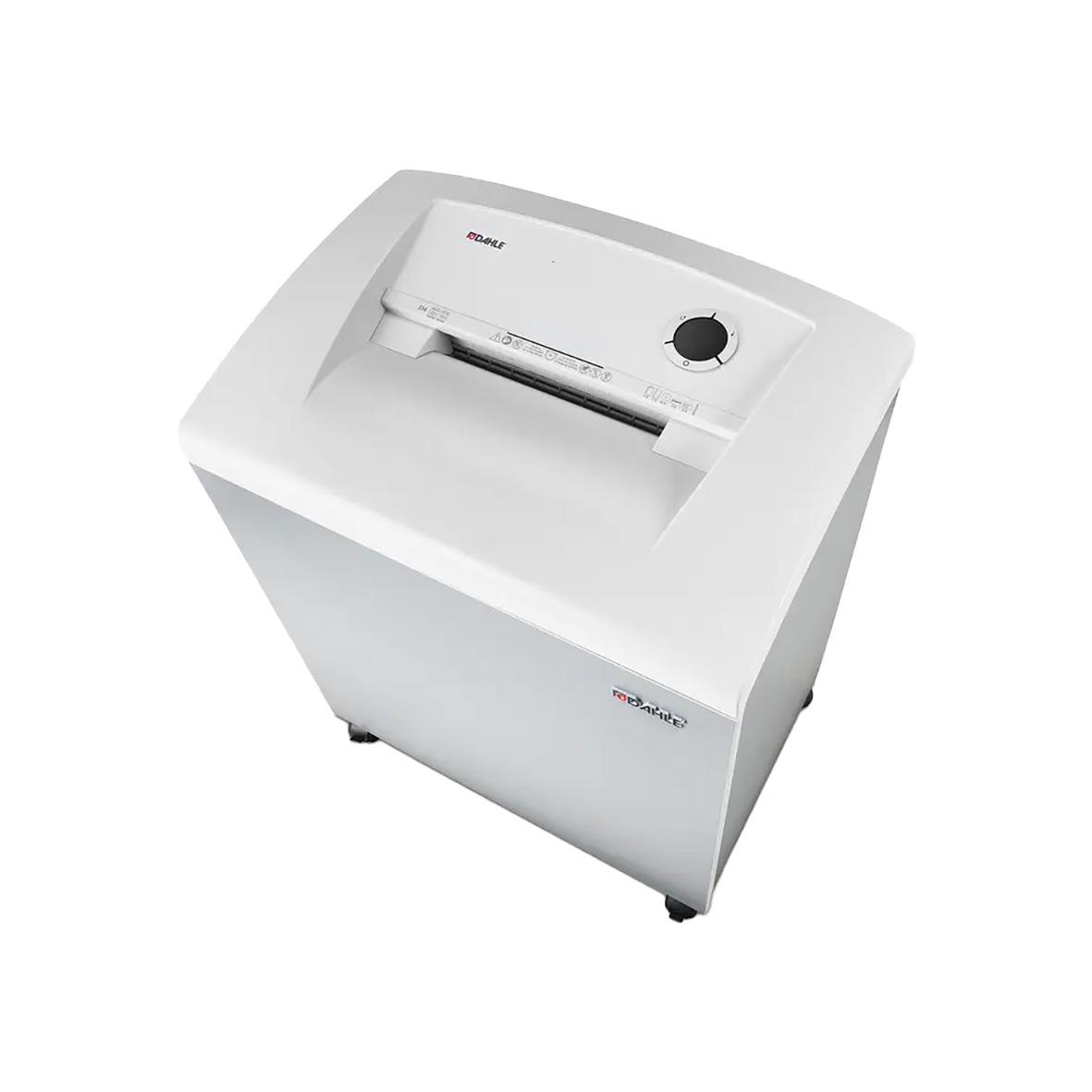 Dahle Department 514 P5 dokumentförstörare i vitt, kompakt design
