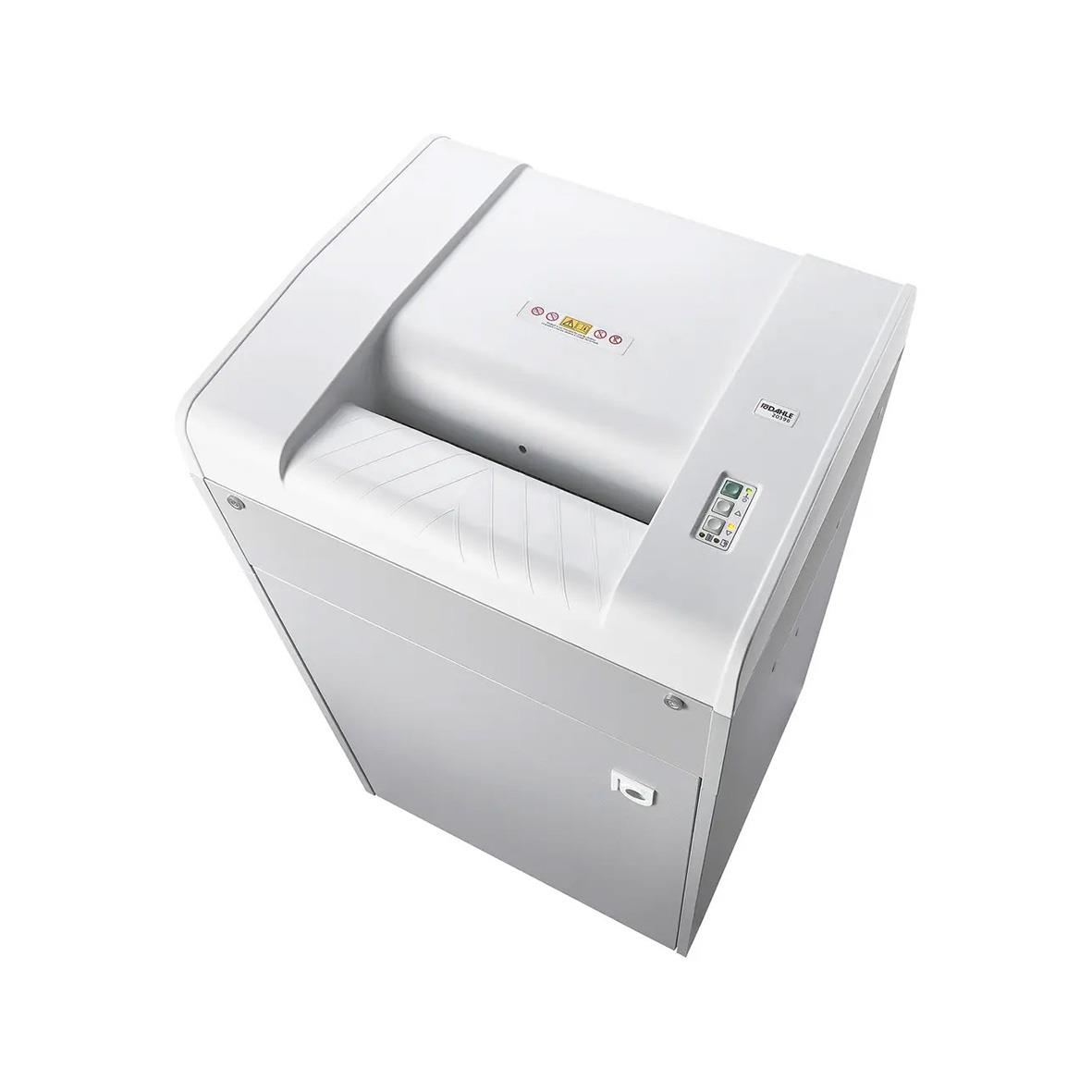 Dahle Volume Pro 519 P5 dokumentförstörare i vitt med kontrollpanel