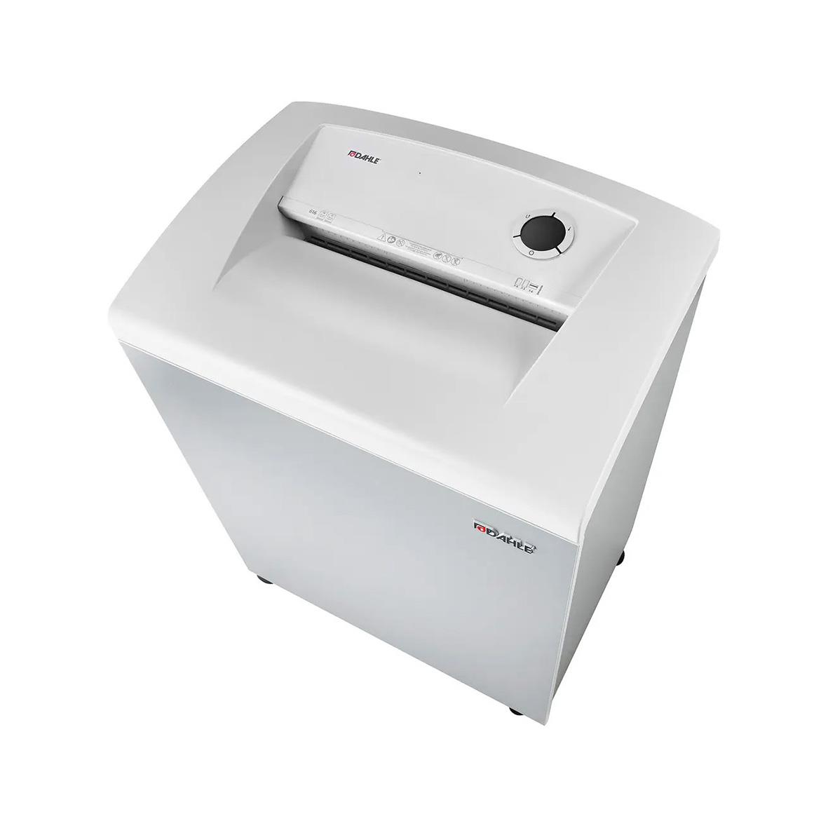 Dahle dokumentförstörare Department 616 P6 i vitt, kompakt design