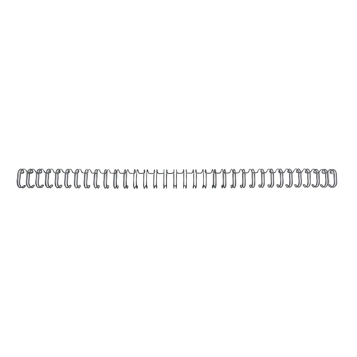 Svart Wirespiral GBC WireBind 3:1 6mm för A4-format
