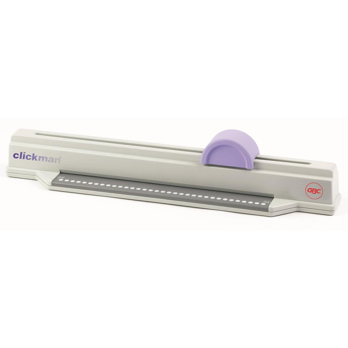 GBC Clickman klickbindningsmaskin i vitt med lila justeringshjul