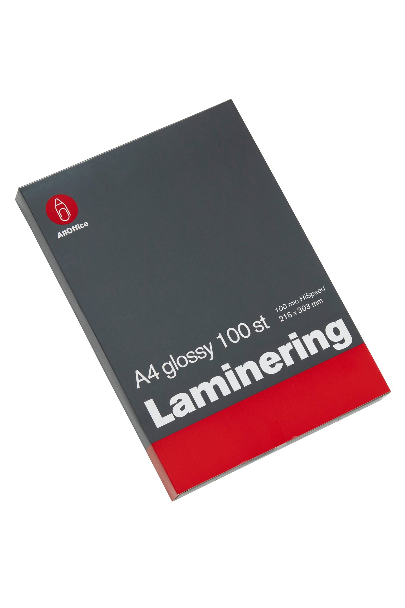 Lamineringsficka AllOffice A4 Highspeed Klar 2x100mic