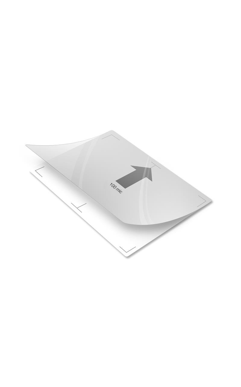 Lamineringsficka AllOffice Hi-Speed 2x100mic klar A4