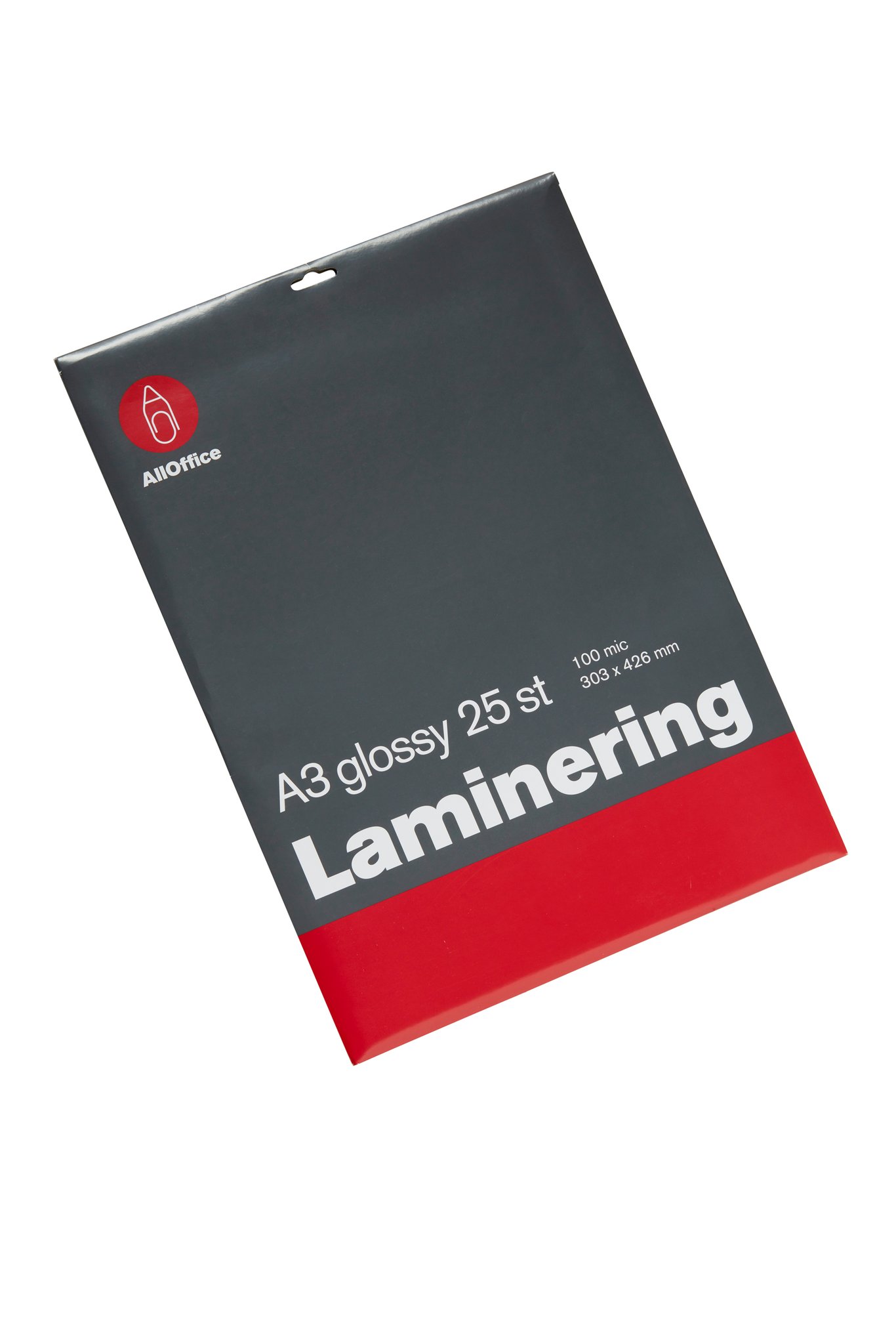 Lamineringsficka AllOffice Klar 2x100mic A3 35100046