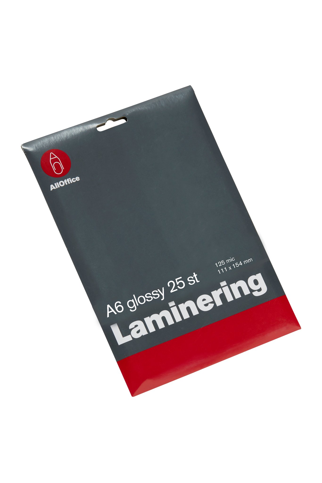 Lamineringsficka AllOffice A6 Klar 2x125mic