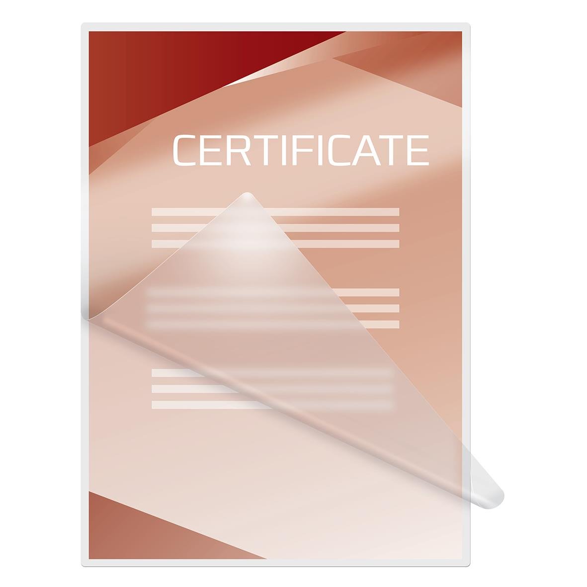 Klar lamineringsficka GBC 2x80mic A4 för dokument