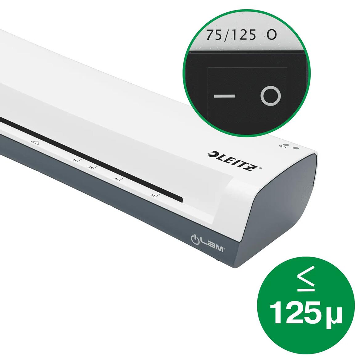 Lamineringsmaskin Leitz iLam Home A4 Vit 35100216_3