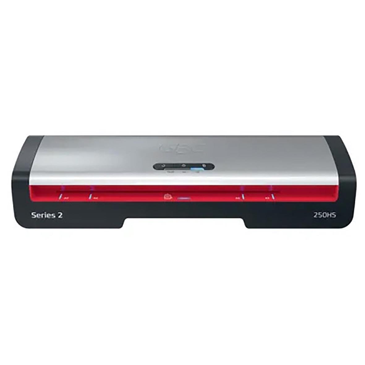 Lamineringsmaskin GBC 250HS Series 2 A3 i silver och rött design