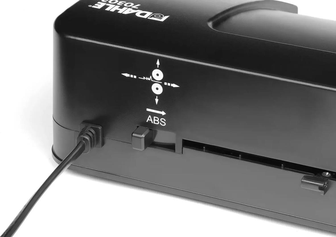 Lamineringsmaskin Dahle 70302 A3 med kontrollpanel och strömkabel