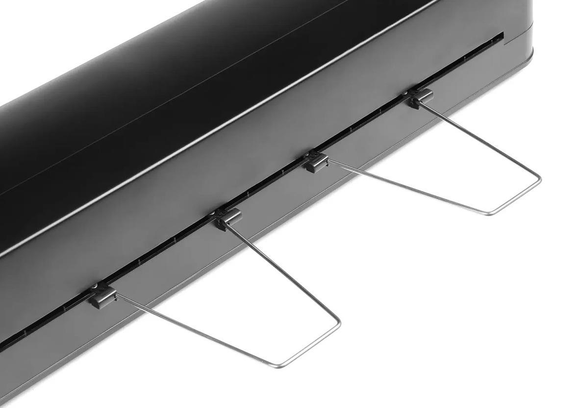 Lamineringsmaskin Dahle 70302 A3 med två metallklämmor för dokument