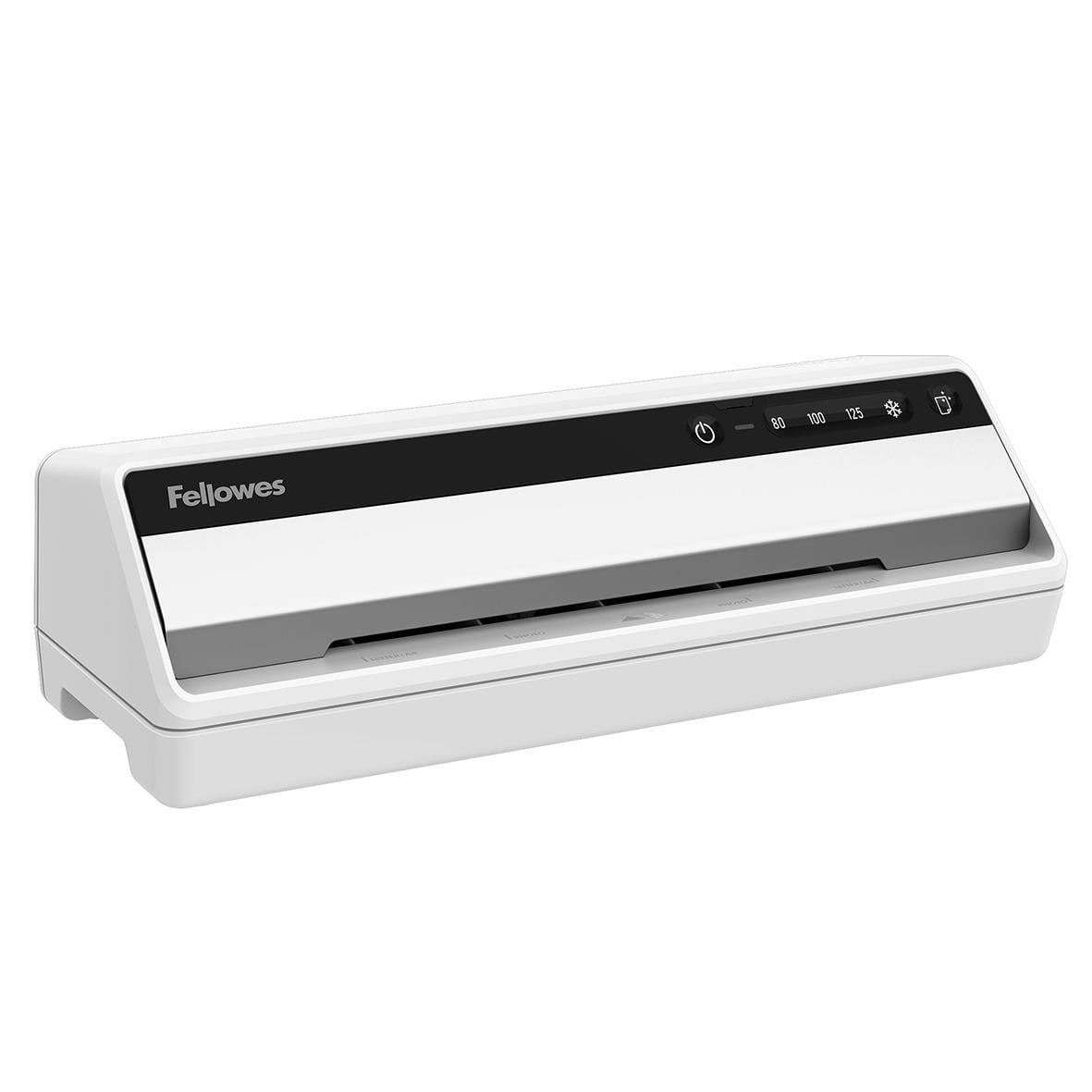 Lamineringsmaskin Fellowes Saturn A4 i vitt och svart design