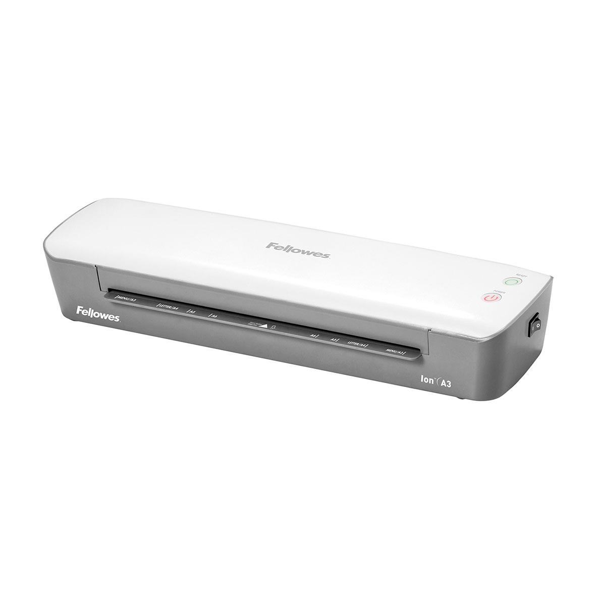 Fellowes Ion A3 lamineringsmaskin i vitt och grått design