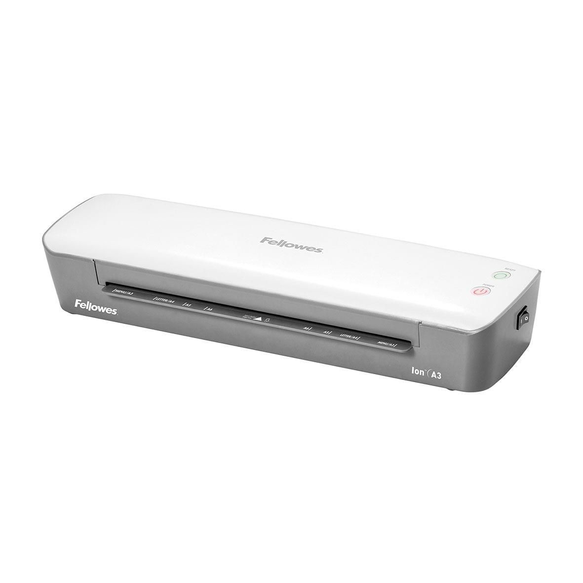 Fellowes Ion A3 lamineringsmaskin i vitt och grått design