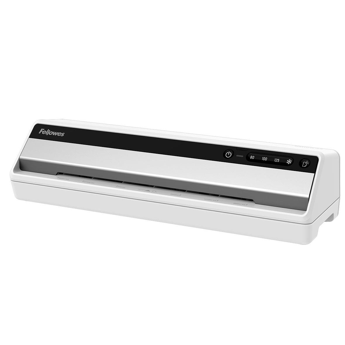 Lamineringsmaskin Fellowes Saturn A3 i vitt och svart design