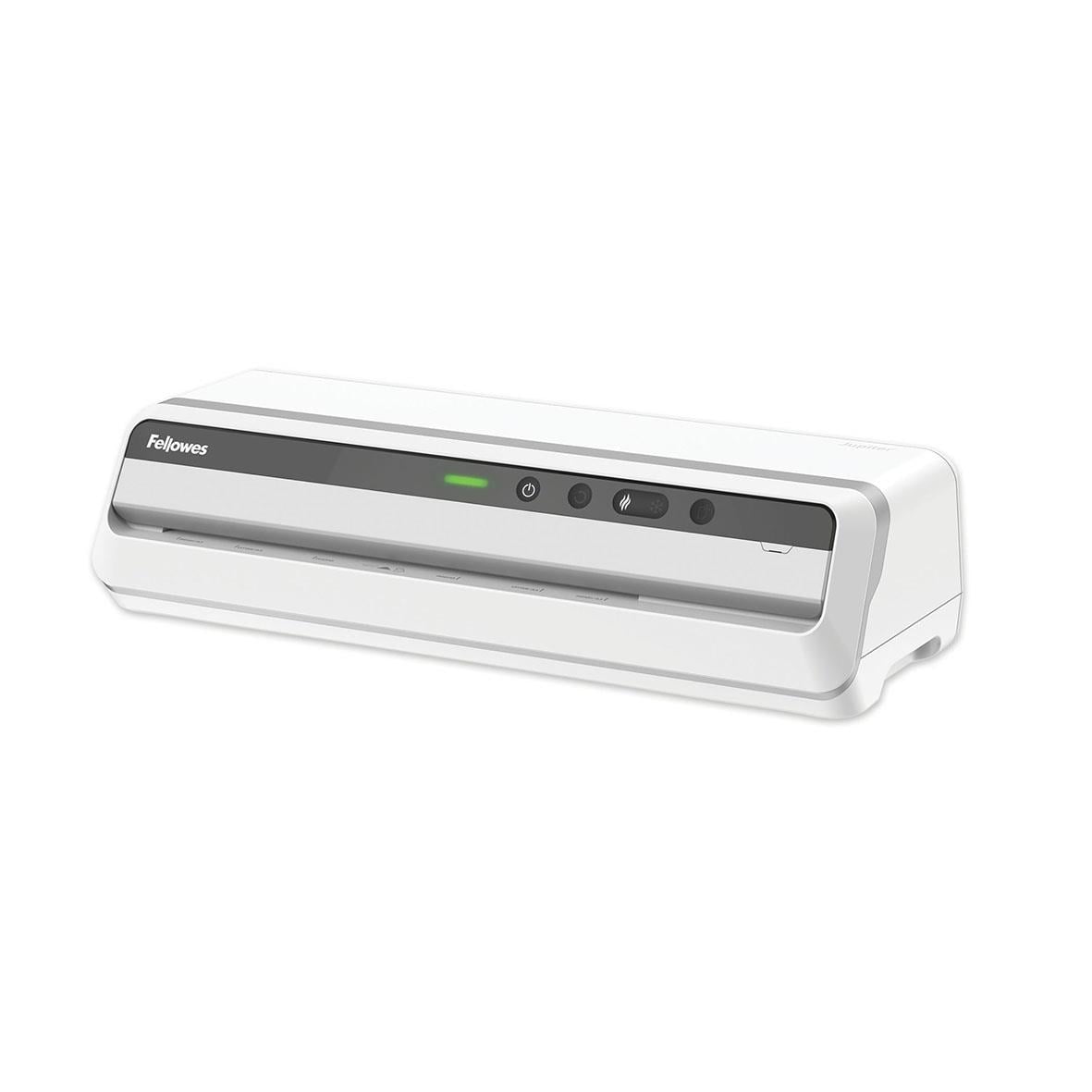 Fellowes Jupiter A3 lamineringsmaskin i vitt och grått med kontrollpanel