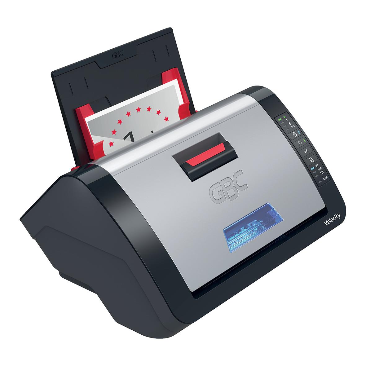 Lamineringsmaskin GBC Velocity automatisk A4 med digital display och pappersfack