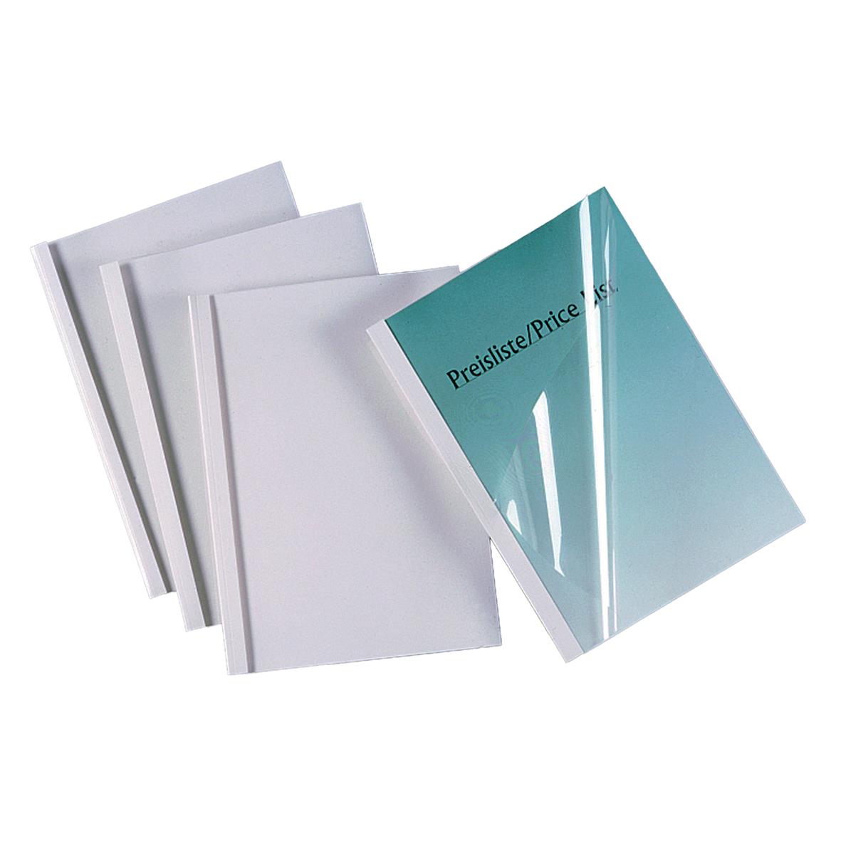 Vit limbindningsmapp GBC ThermaBind Standard 6mm A4