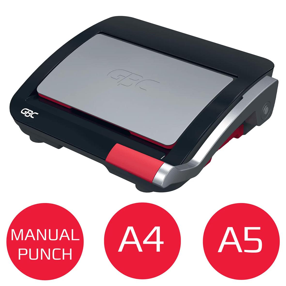 Spiralinbindningsmaskin GBC CombBind CB20 för A4 och A5 papper, manual punch