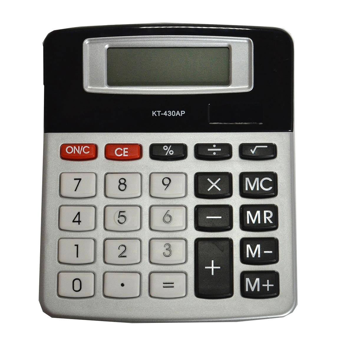 Miniräknare AllOffice KT-430AP med digital display och knappar för grundläggande beräkningar