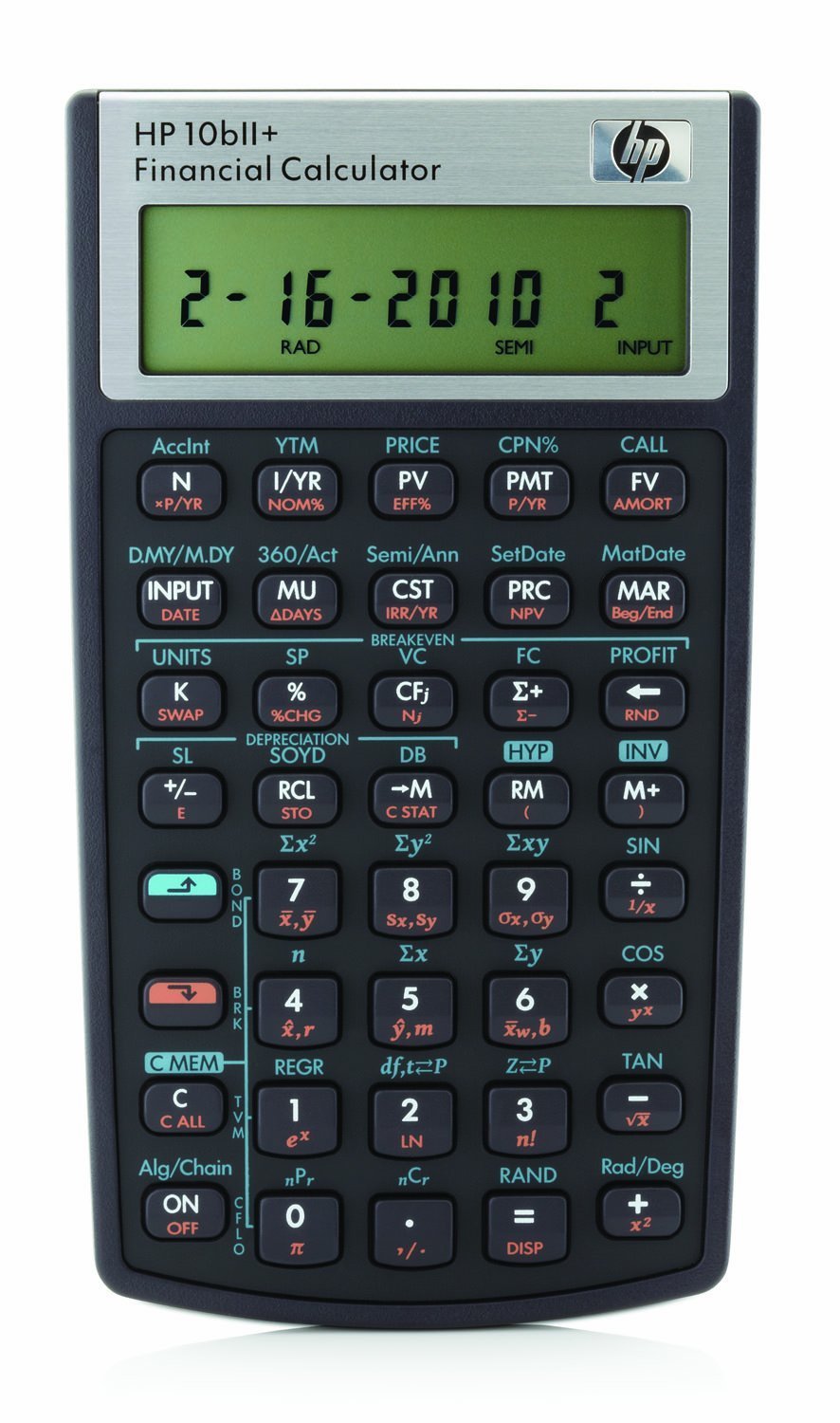 Teknisk räknare HP 10BII
