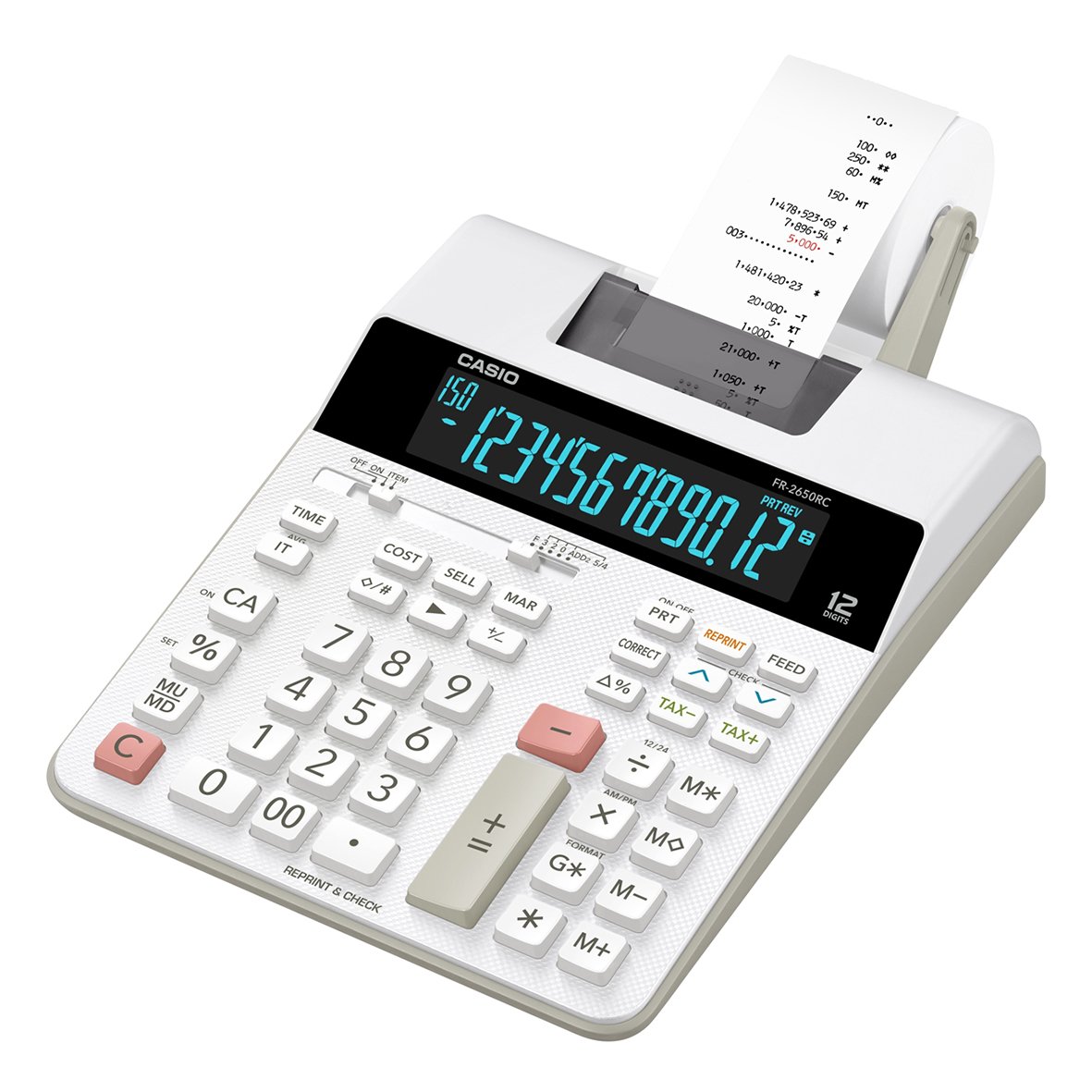 Remsräknare Casio FR-2650RC vit 35155813