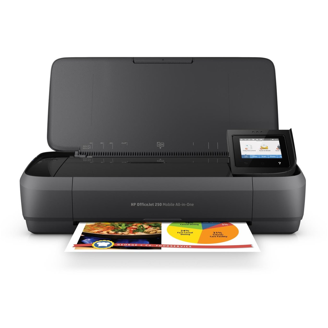 Multifunktionsskrivare HP OfficeJet 250 Mobile Bläck