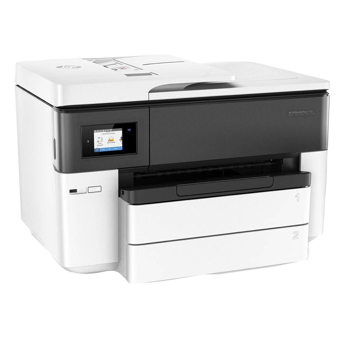 Multifunktionsskrivare HP OfficeJet Pro 7740 Wide Bläck