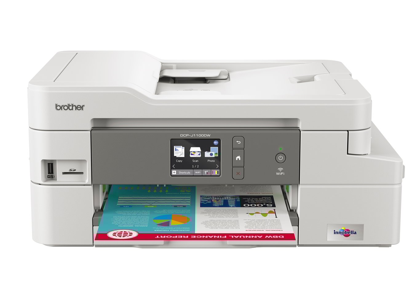 Multifunktionsskrivare Brother DCP-J1100DW Bläck 8 kg 35190204_2