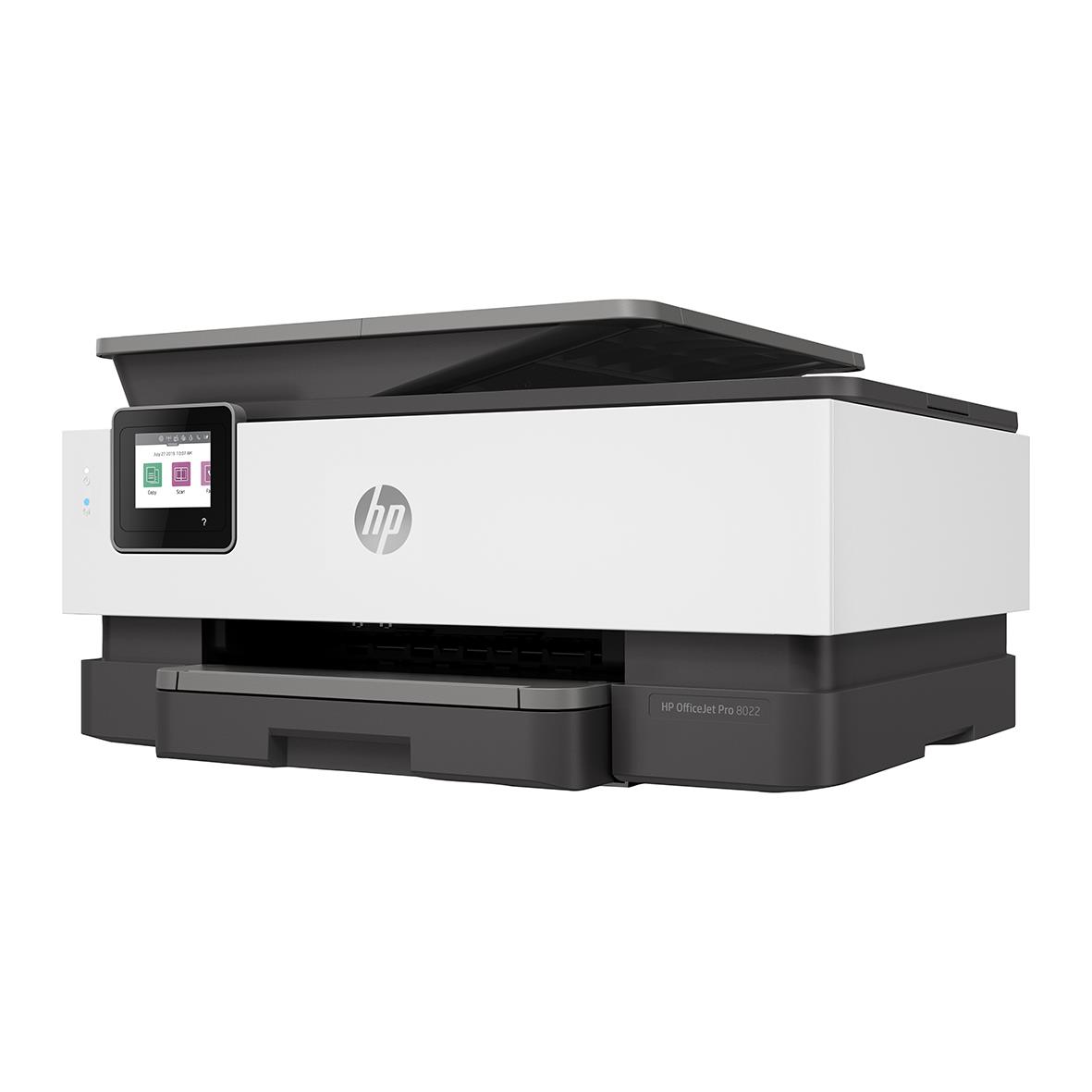 Multifunktionsskrivare HP OfficeJet Pro 8022e AiO med färgskärm och bläck