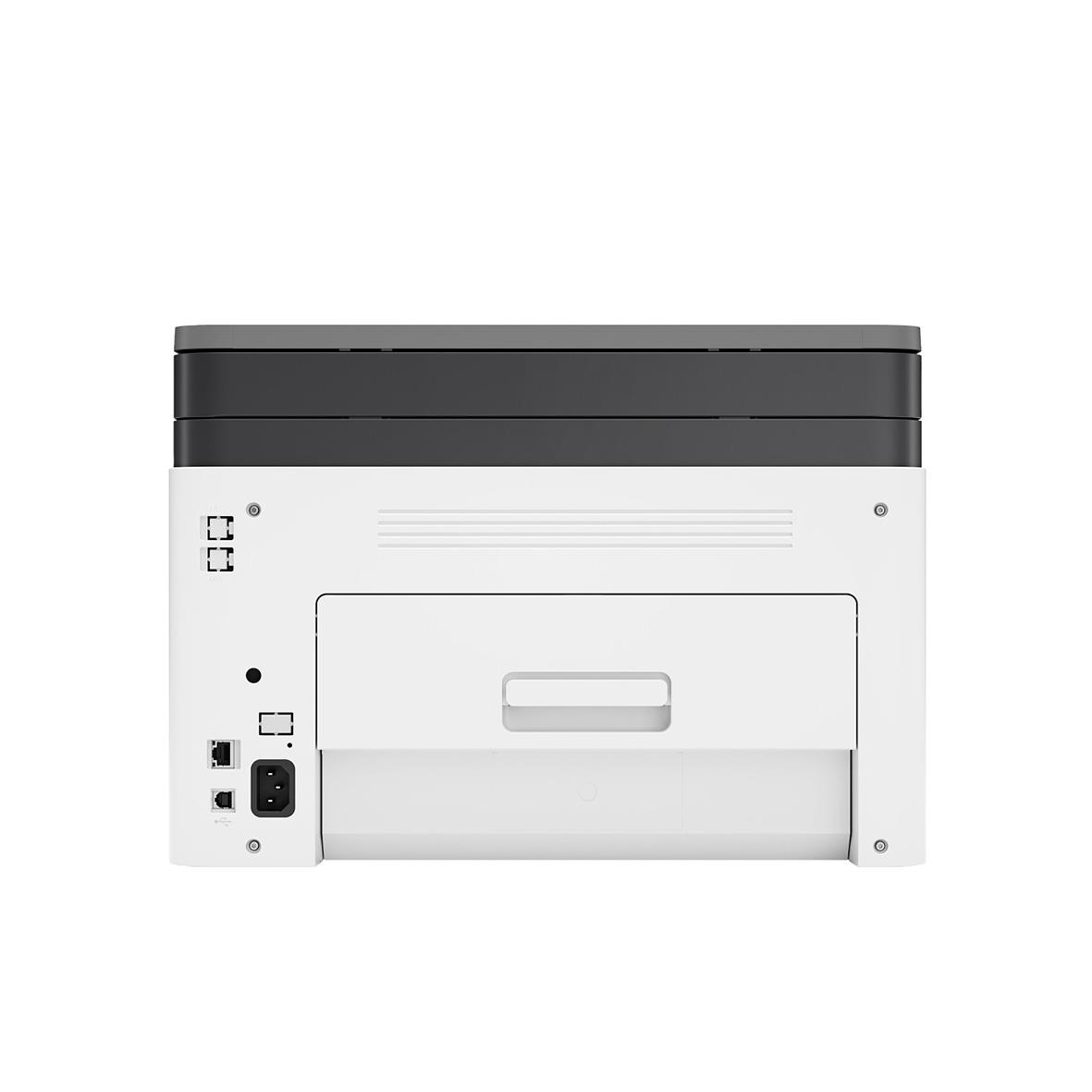 HP Color LaserJet MFP 178nw laserskrivare sett framifrån