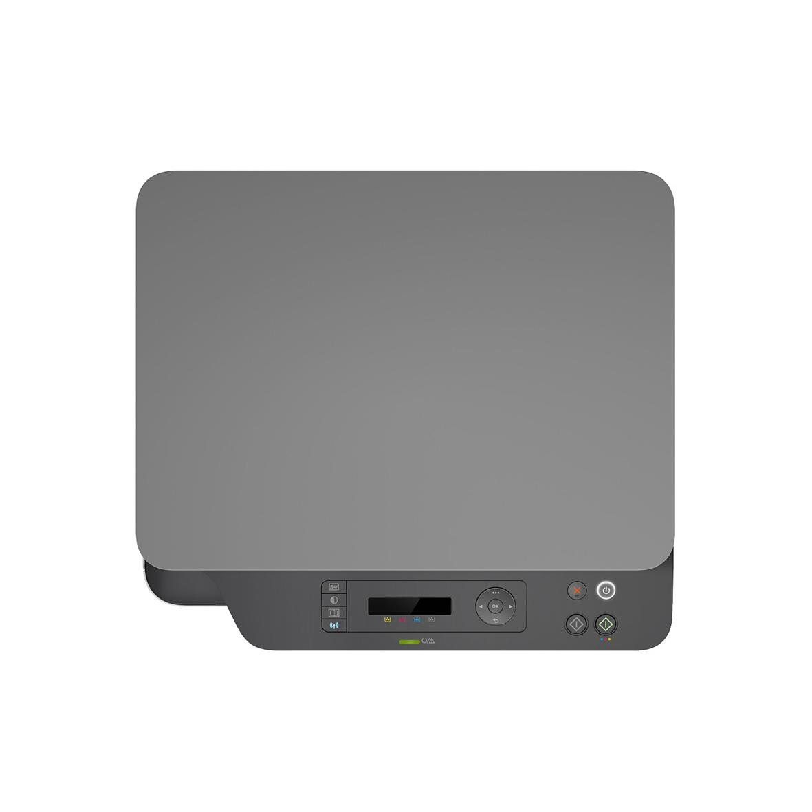 HP Color LaserJet MFP 178nw laserskrivare sett framifrån