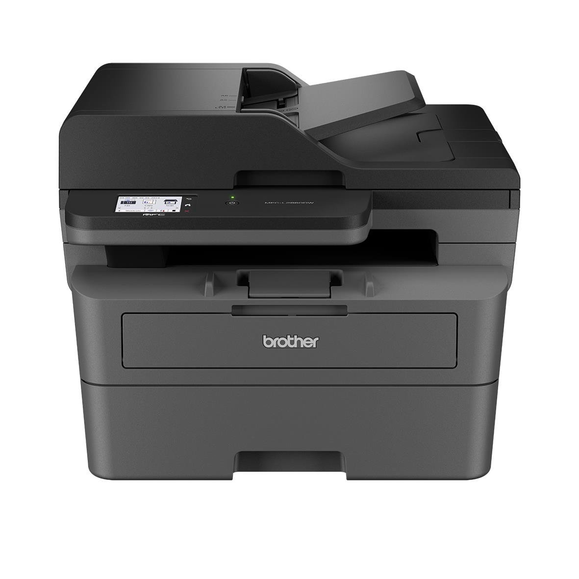 Svart och grå multifunktionsskrivare Brother MFC-L2860DW Laser Mono