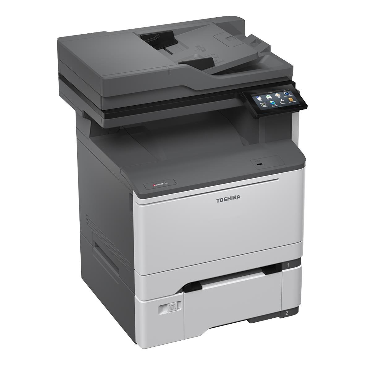 Multifunktionsskrivare Toshiba e-Studio 339CS i grå och vit färg