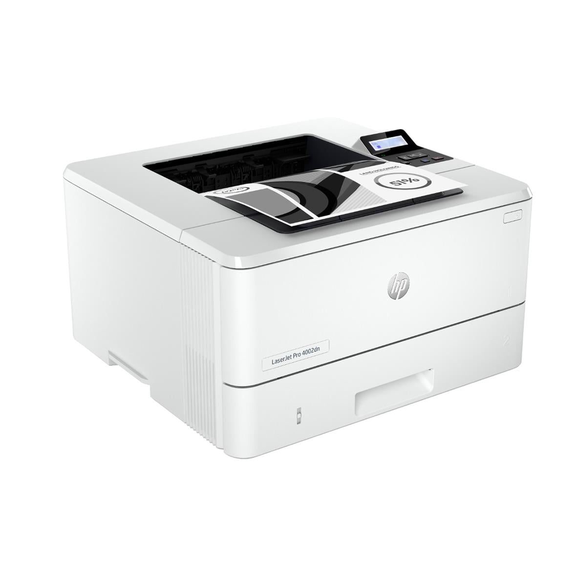 HP LaserJet Pro 4002dn monokrom laser skrivare med pekskärm och automatisk dubbelsidighet