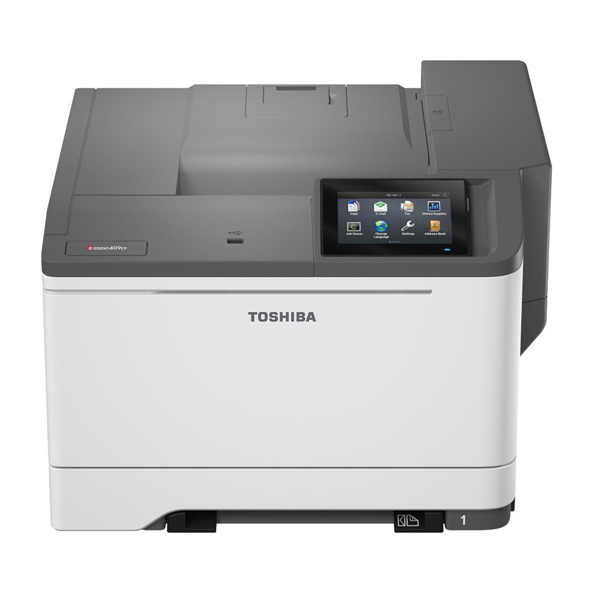 Toshiba E-STUDIO 409CP färgskrivare i A4 storlek med pekskärm