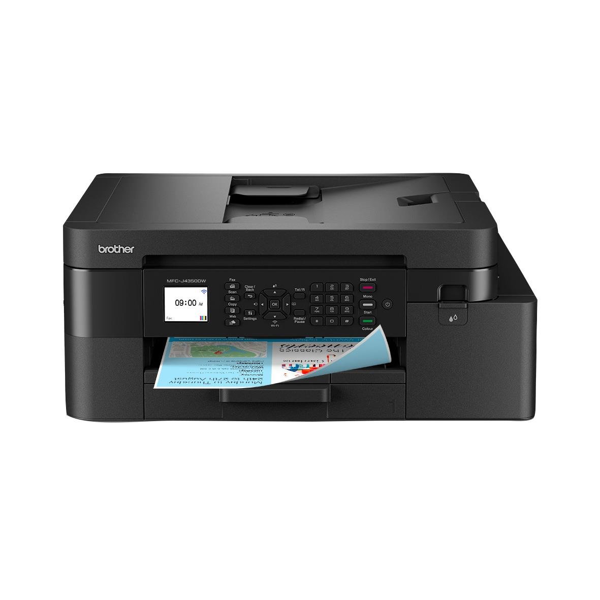 Multifunktionsskrivare Brother MFC-J4350DW med bläck och utskriftsfunktion