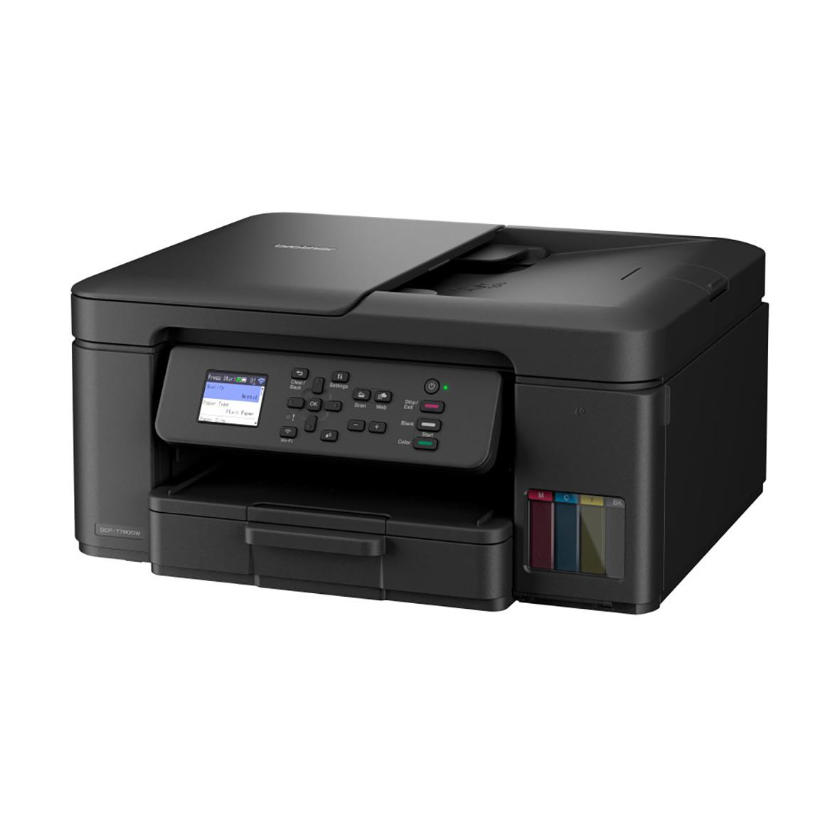Multifunktionsskrivare Brother DCP-T780DW med bläckpatroner och display