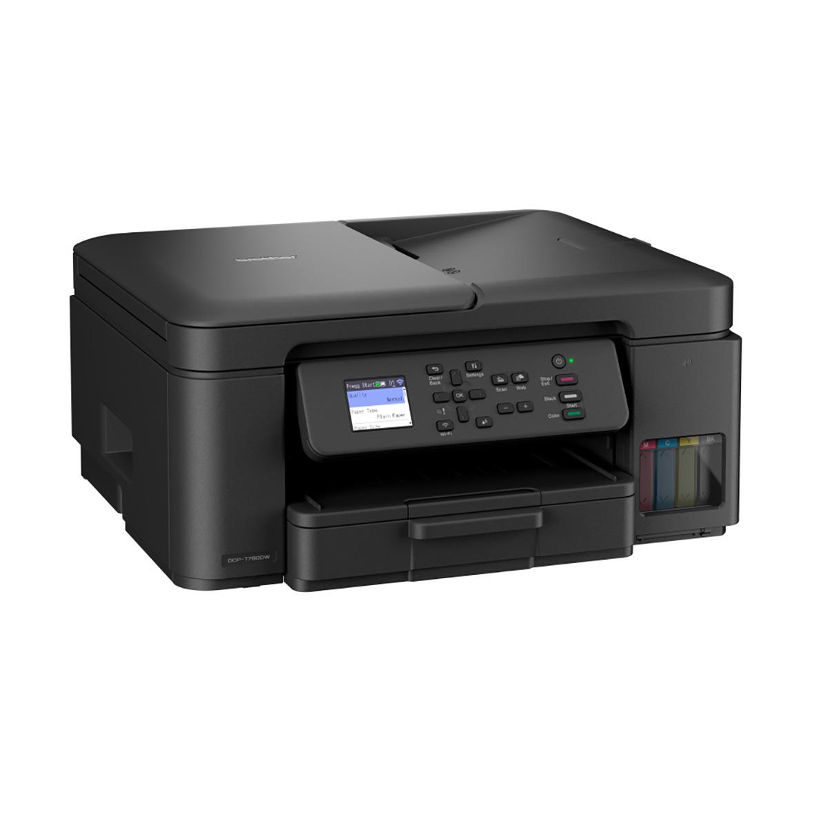 Multifunktionsskrivare Brother DCP-T780DW med bläckpatroner och display
