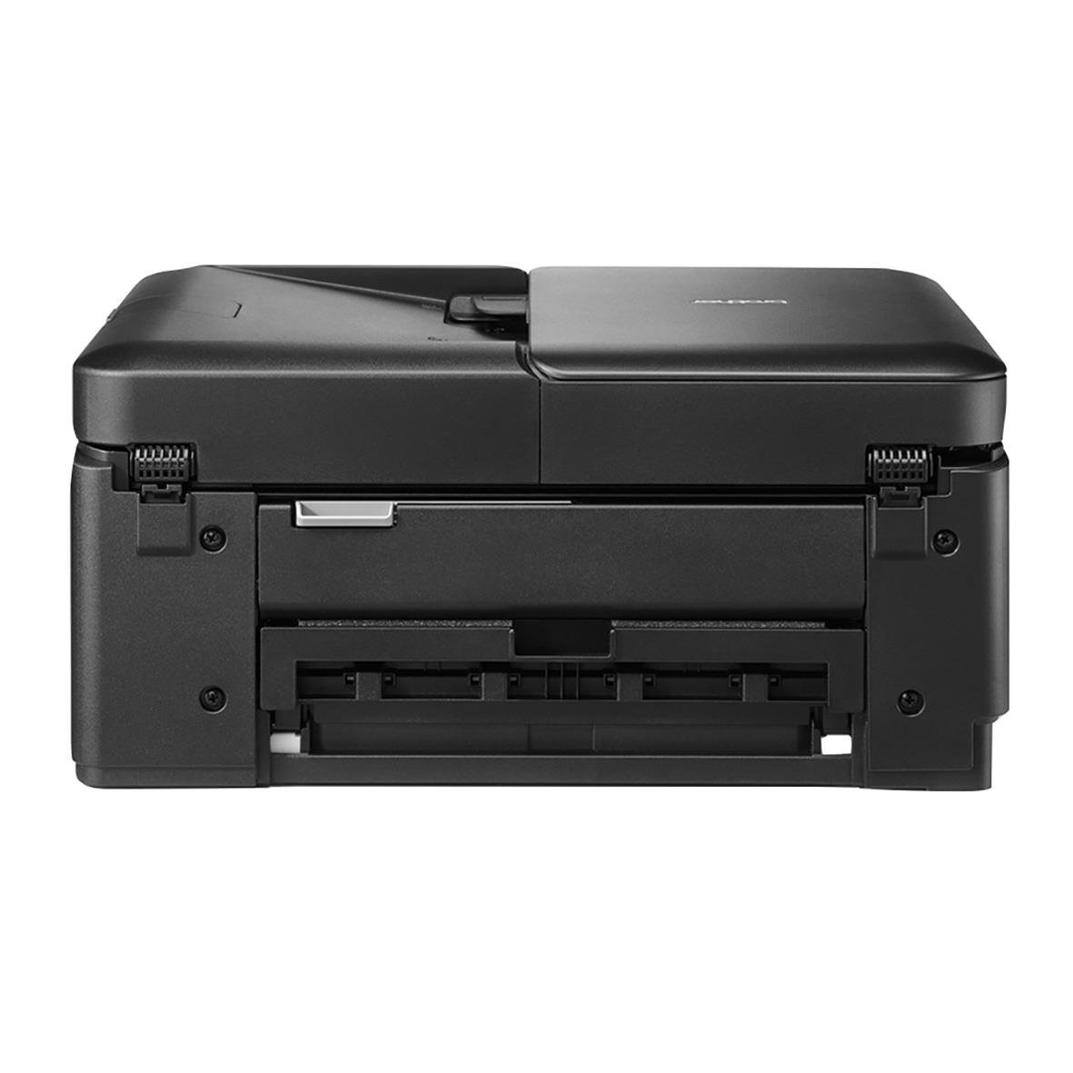 Svart multifunktionsskrivare Brother DCP-T780DW sett framifrån